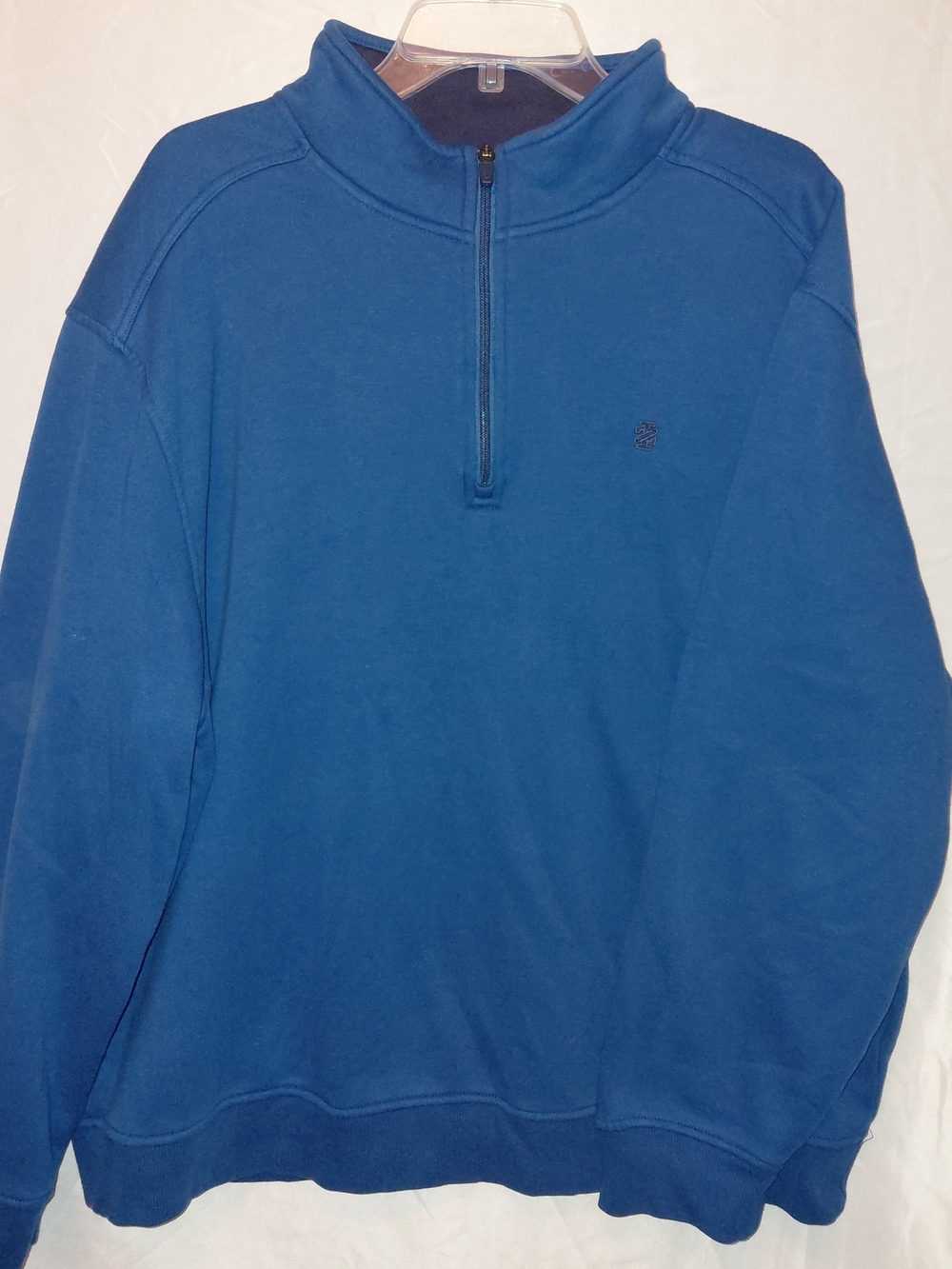 Izod Men's Royal Blue Quarter-Zip Pullover